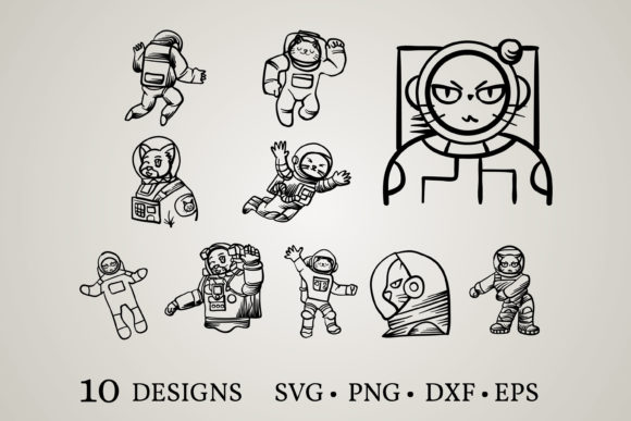 Astronaut Cat Bundle
