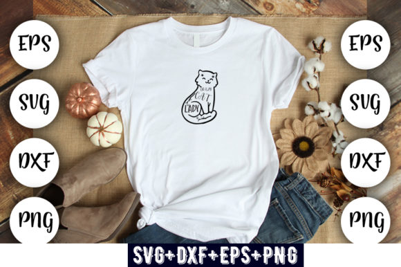 Cat Design CRAZY CAT LADY