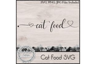 Cat Food Embroidery Design