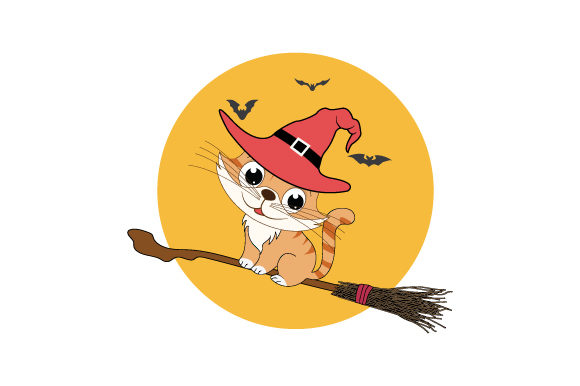 Cute Cat with Halloween Costume