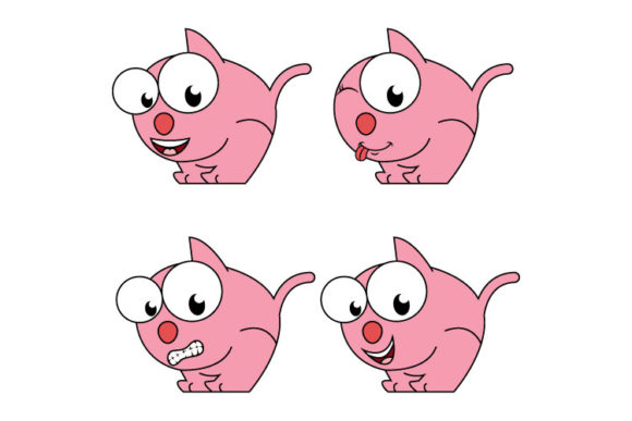 Doodle Cat Cartoon